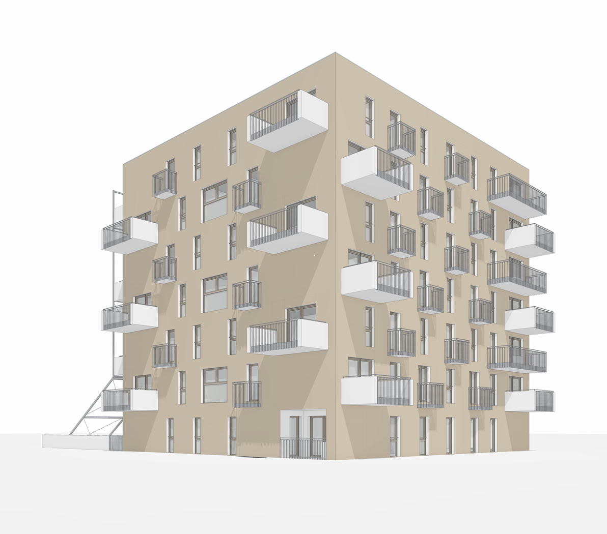 Neubau Wohnbauten Meischlgasse, Wien 23 (ArGe BD-Z)