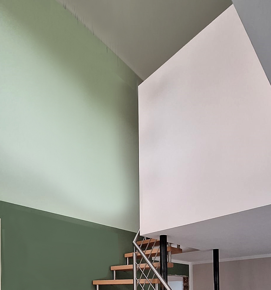 Umbau und Neugestaltung Haus S, Detmold, Wohntreppe EG zu OG