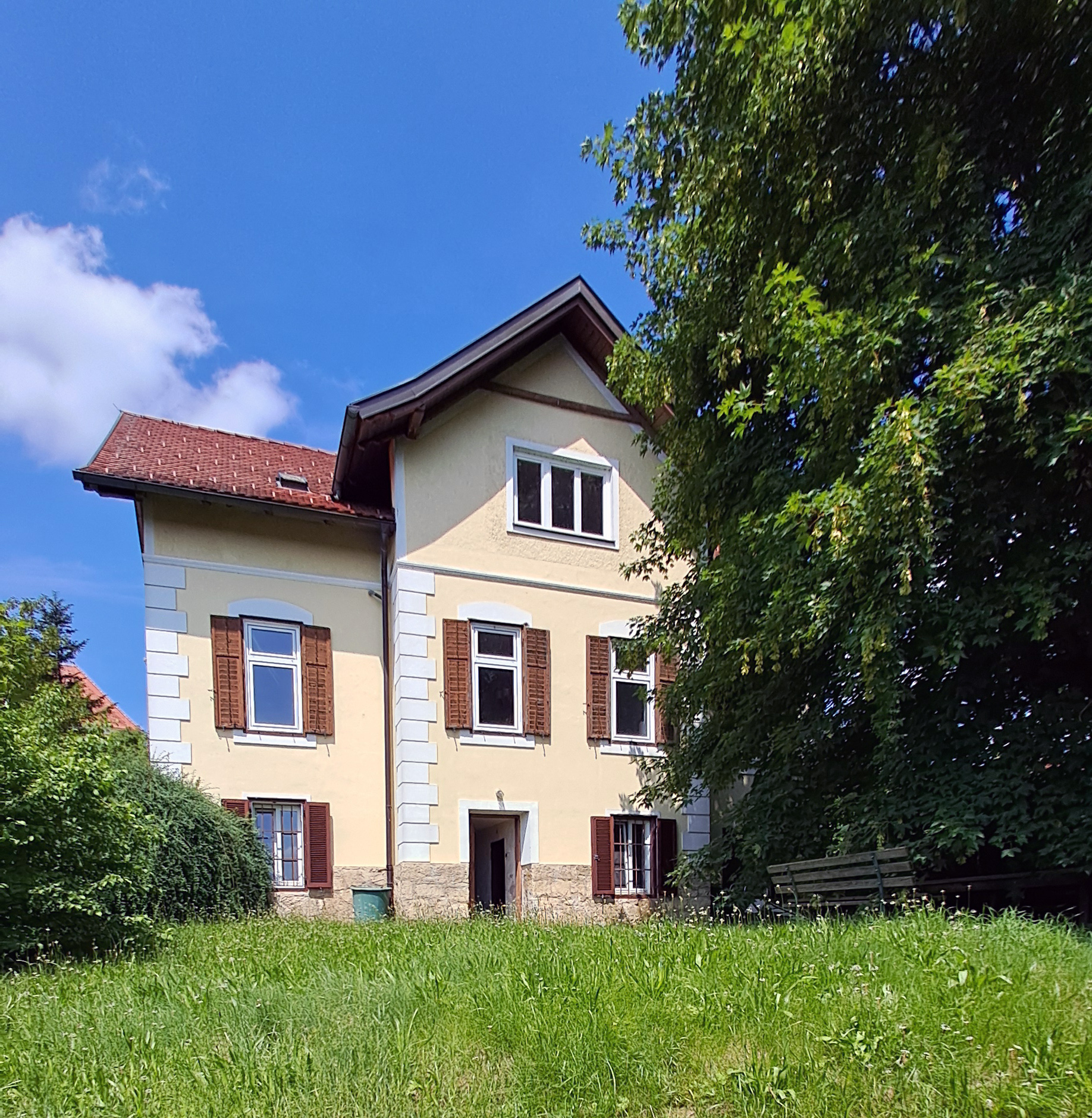 Umbau Haus G Hartberg, Außenansicht von Süden vor Umbau